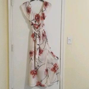 Full length floral dress
